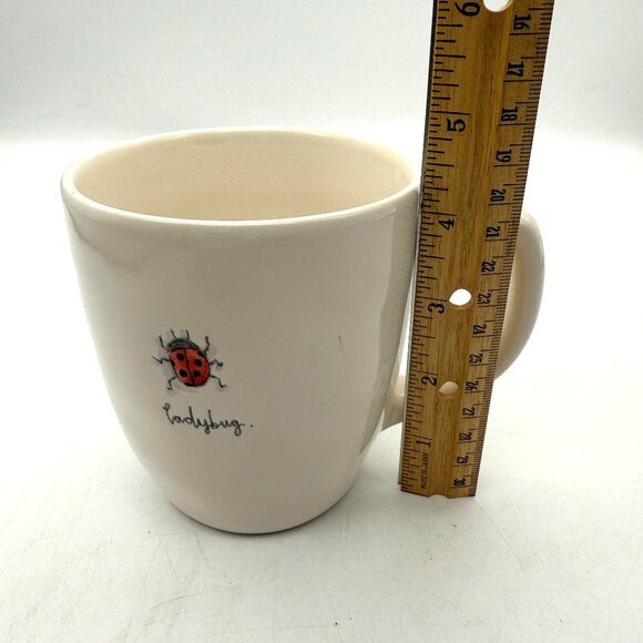Rae Dunn Artisan by Magenta Ceramic Ladybug Tea Coffee Mug Cup Description - Picture 8 of 8